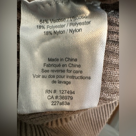 Heartloom CURTIS Mock Neck Rib Sweater Knit Sleeveless MIDI Dress - Picture 6 of 7